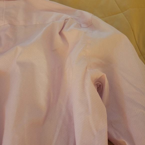 Jos. A Banks Tailored Fit Long Sleeve Shirt 16 1/2 x 35 Pale Pink - Picture 5 of 10
